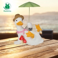 Kesoto Garden Duck Statue Decoration Art Duck Figurine for Entryway Courtyard Shelf