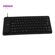 Silicone Mute Soft Keyboard 85-Key Computer Keyboard USB Wired Keyboard