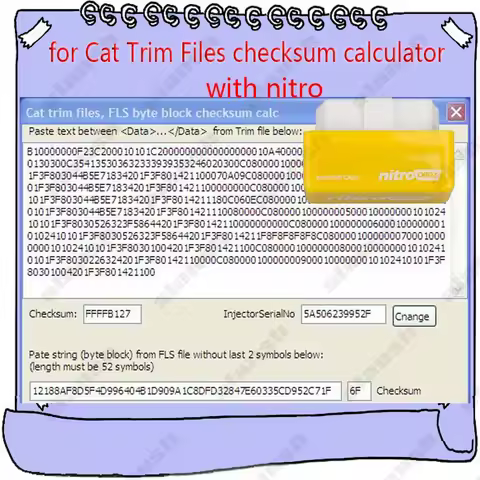 For Caterpillar Cat Trim Files Checksum Calculator + Nitro