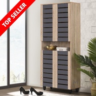 M Furniture Concept ,Shoe cabinet , Ready stock ,4 doors Shoe rack ,Rak Kasut , Kabinet Kasut   ,mul