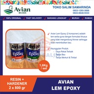 Best quality] AVIAN CLEAR 2-component EPOXY Glue (resin+hardener) 800gr x 2 klg