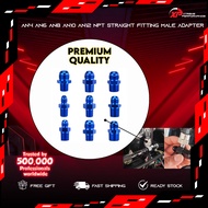 AN4 AN6 AN8 AN10 AN12 NPT Straight Fitting Male Adapter