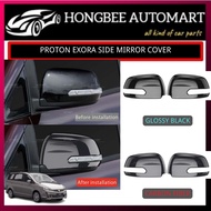 PROTON EXORA SIDE MIRROR COVER/ CARBON FIBER, GLOSSY BLACK LOOK SIDE MIRROR COVER