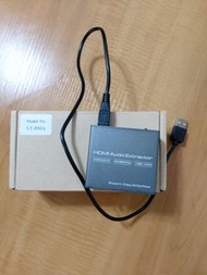 PS5轉用 光纖轉插USB耳筒專用    hdmi音頻分離器2.0版4K60HZPS5轉光纖5.1音頻3.5耳機聲音分離器