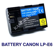 LP-E6 / LPE6 / LP-E6N / LPE6N แบตเตอรี่สำหรับกล้องแคนนอน Camera Battery For Canon EOS 5D,6D,7D,60D,70D,80D,90D,EOS R BY JAVA STORE