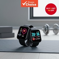 Y68/D20 Men's Sports Fitness Smart Watch with Pedometer