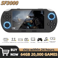 SF3000 Retro Handheld Video Game Console 4.5 Inch IPS Screen 3000mAh Portable Linux System Pocket Pl