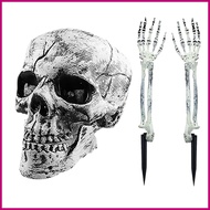 Scary Halloween Decorations Spooky Realistic Scary Party Prop Halloween Skeleton Hands Yard Decorati