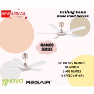 Regair Inovo ROSE GOLD SERIES NAMDO / NAMDO LED 42 56 Inches DC Motor 8F+8R Speed Remote Control 3C 