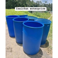 Tong biru 200 liter no cover