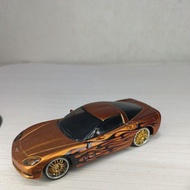 Chevrolet Corvette C6 gold diecast burago 1:43 scale