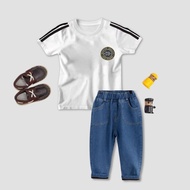 DBOX SET JEANS DB FASHION BOYS AGE 1 - 5 YEARS NEWEST 2025 SHORT SLEEVE LONG PANTS