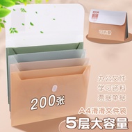 A4 Organ Bag Transparent Insert Folder Large Capacity Student Party First Choice Data Test Paper Sto