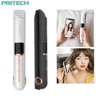 PRITECH Hair With Bank Flat Iron USB Charging