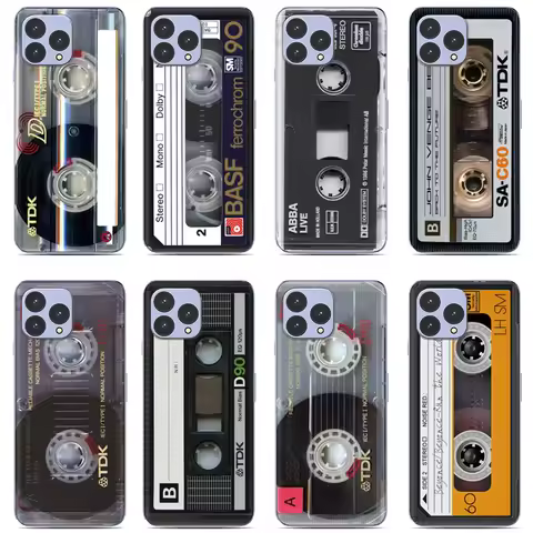 Retro Cassette Phone Case For iPhone 17 16 15 12 11 Pro Max Air 16e X XS XR 7 Plus SE SE2 2020 SE3 2