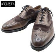 รองเท้า Edward Green รุ่น Malvern III 82 Last ทรง Windtip ทำจากหนังกลับและหนัง ไซส์ 9 1/2E (มือสอง)