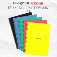 [SG] Azone A4/A5/B5 Team Ring Notebook [Evergreen Stationery]