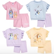 HEYKIDDY - BLUEY BINGO short suit for girls 4-12 years old