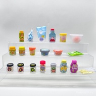 Bulk miniverse Miniature Food Toys Accessories Mini Seasoning Jar Jam Bottle Doll House Decoration d