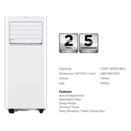 TCL 🌬️ TAC-09CPA/SL 1.0HP / TAC-12CPA/SL 1.5HP Aircond Mudah AlihPenyejatan Automatik Pemasa 24 Jam 