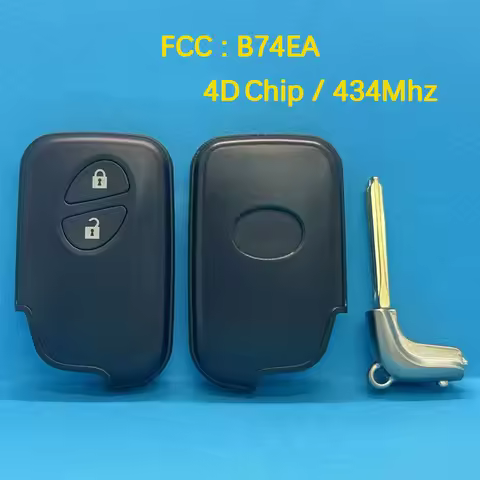 CN052021 Aftermarket 2 Buttons Smart Remote Key FCC B74EA HYQ14ACX 4D Chip 312/314 MHz Keyless Go Fo