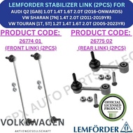 LEMFORDER GENUINE STABILIZER LINK (FRONT, REAR) FOR AUDI Q2 [GAB] '16YR-ON / SHARAN [7N] '11-19YR / 