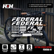 COD Cutting Sticker Sepeda FEDERAL Pussy Cat Stiker Pussycat MG 33 MTB BIKE 550 SX SET 01