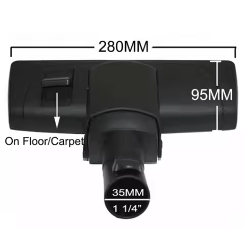 35mm Diameter Vacuum Floor Brush Head For Miele Complete C1 C2 C3, Compact C1 C2, S2 S4 S5 S6 S8 Ser