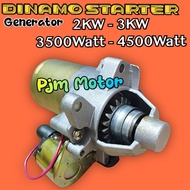 MESIN Ec2500 Solonoid starter dynamo 4-Stroke generator engine 2000watt 3000watt 4000watt