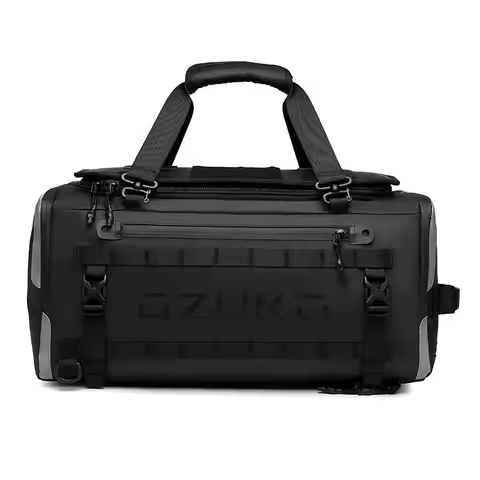Ozuko Travel Backpack Men's Sports Fitness Dry and Wet Separation Travel Bag Short Business Trip Wee