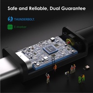 WAVLINK Thunderbolt 5 WL-T5C10P 100cm USB-C Cable 120Gbps Data Transfer Supports 8K Monitor/16K &