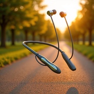 K S53 Neck-Hanging Neck Type Bluetooth Headset Sports Running Long Battery Life Neck-Hanging Headset