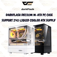 [DarkFlash DB330M] M-ATX PC Case Desktop Chassis GPU Clearance 300mm Radiator Clearance 240mm Water-