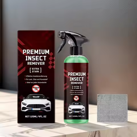 Powerful Car Bug and Tar Remover for Vehicles Motorcycles RVs Effective Insect Residue Cleaner