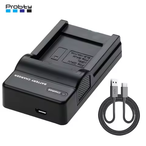 Battery Charger NB-6L NB-6LH NB 6L Slim USB-C Charger for Canon PowerShot SX520 SX530 SX540 SX600 SX