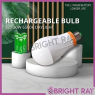 30W E27 Magic Bulb Emergency Light Bulb Lampu Bulb Mentol Rechargeable Battery Operate E27 Bulb Lamp