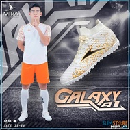 Giày Bóng Đá Mira Galaxy A1(2024) Trắng - Giày Thể Thao Chuyên Dụng Cho Sân Cỏ Nhân Tạo