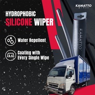 Kamatto Wiper Mitsubishi Fuso Canter FE85PE/FE85PG (2010-Present) Hydrophobic Silicone Windshield Wi