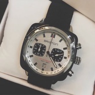 代購 Briston手錶 布里斯頓男錶女錶 中性款情侶對錶 休閒時尚百搭款 黑色米色熊貓眼石英錶