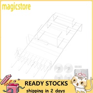 Magicstore Mini Fridge Large Storage Capacity Iron Side Rack
