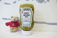 【Sunny Buy】◎現貨◎ 美國 HEINZ 亨氏 Sweet Relish 甜味碎酸黃瓜醬 倒瓶 375ml