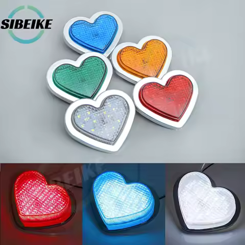 12/24V JDM Car Accessories Heart Shape LED Car Light Turn Signal Light Side Marker Indicators