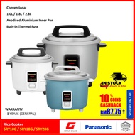 Panasonic Conventional Rice Cooker (1.0L/1.8L/2.8L) SR-Y10G/SR-Y18G/SR-Y28G