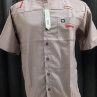 Baju Koko Al - Wafa / AWF Platinum Dewasa Warna Polos Tangan Pendek