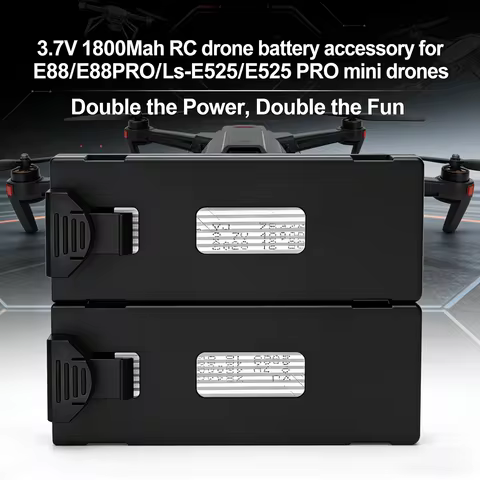 For E88 E88PRO Ls-E525 E525 PRO: 3.7V 1800Mah Mini Uav Drone Battery Accessory Special Rc Part 1/2/3