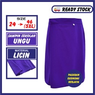 SAMPIN SEKOLAH UNGU KOSHIBO LICIN PINGGANG BERGETAH PAKAIAN SEKOLAH AGAMA MUSLIM TRADITIONAL WEAR SC