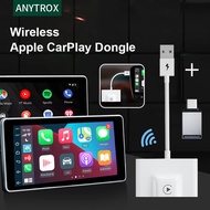 Anytrox iPhone CarPlay Wireless Adapter ,Plug&amp;Play 5Ghz WiFi Auto Connect No Delay Online Update For Wired CarPlay Cars after 2016