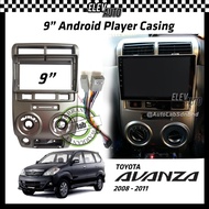 Toyota Avanza 2008-2011 Android Player Casing 9" with Player Socket