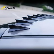 [BBNZDD] 10Pcs Rear Roof Shark Fins Spoiler Wing Kit Universal Car Roof Spoiler Bumper Spoiler Shark