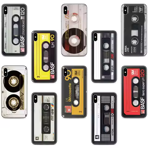 Music Tape Cover For Asus Zenfone 10 9 8 Flip 5Z 4 ROG Phone 2 3 5 6 7 Max Pro M2 M1 Plus Shot ZB631